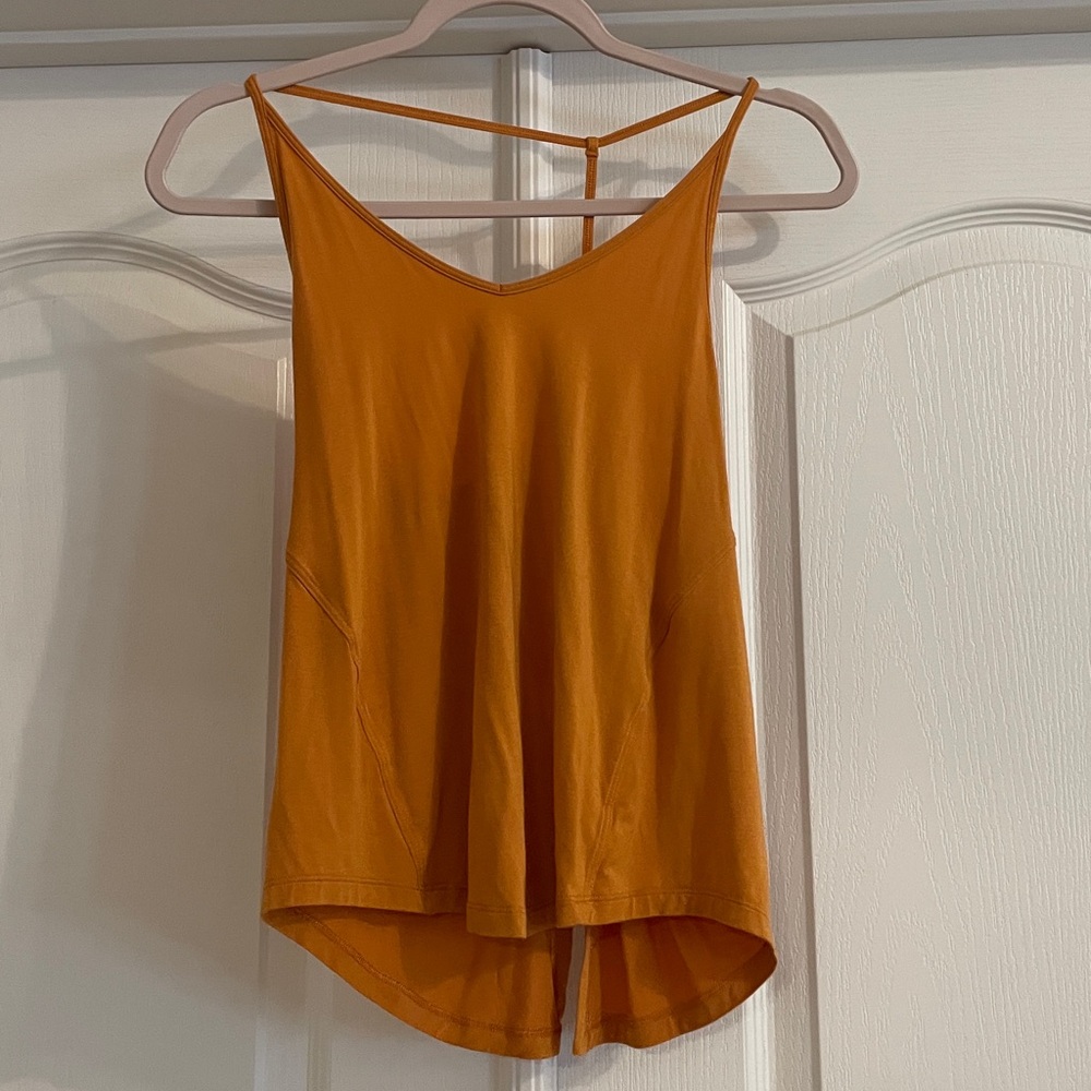 Lululemon Athletica Vibrant Orange Top